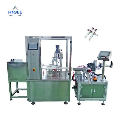 China Pharmaceutical and medical chemical industry newly designed automatic detection nucleic acid reagent filling and capping machine for sale