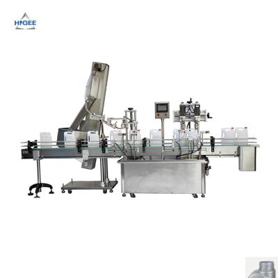 China machinery & High quality material, high precision intelligent automatic 6 nozzle servo motor oil filling machine for sale