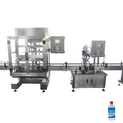 China Food Inventory Bottling Production Line Of Proper Gel Alcohol 96 Ethyl Alcohol Filling Machine for sale