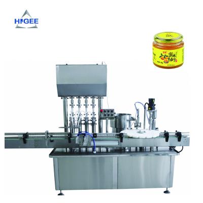 China Automatic Food Jar Filling Machine Honey Filling Capping Machine For Honey for sale