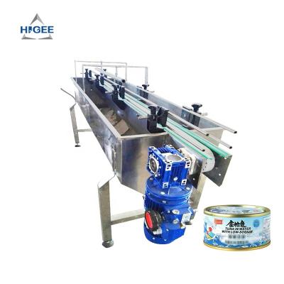 China Canned Food Higee Tuna In Fish Production Lines Fully Automatic Filling Sealer Labeling Machines for sale