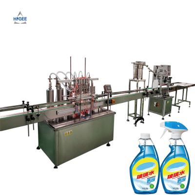 China Automatic Filling Machine 2000bph 500ml-5l Cleaning Agent Detergent Filling And Capping Machine for sale