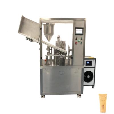 China Automatic Food Toothpaste Tube Small Filling And Sealing Sealing Machine For Soft Toothpaste Tube for sale