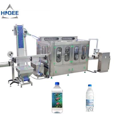 China Food Full Glass Jar or 500ml Mineral Water Bottle Filling Machine Water Filling and Sealing Line 5 for sale