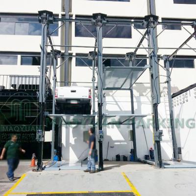 China Single Lifting Trilevel Parking Lift Mechanical Car Lift 2000Kgs / 2500kgs for sale