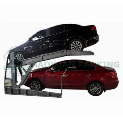 China Double Level 2 Car Parking Tilting Car Lift 2000kgs for sale