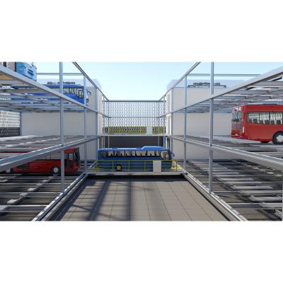 China Steel Smart Multilevel Automated Tower Bus Parking System for sale