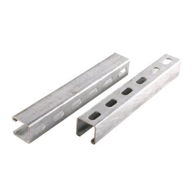 China Modern Professional Factory U Shaped Perforated Galvanized Profile Strut Channel Frame Stainless Steel Channel Sizes for sale