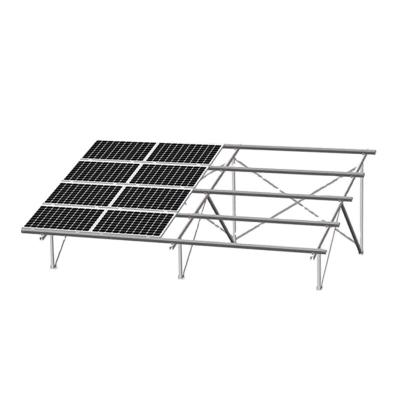 China Hot Selling Easy Installation Galvanized Steel Solar Panel Ground Mounting Structural System for sale