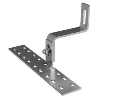 China Q235 Steel Adjustable End Clamp Tile Roof Hook For Solar Panel Mounting for sale