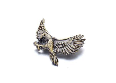 China Bronze Hawk Costume Jewelry Brooches And Pins For Party Dresses Antique for sale