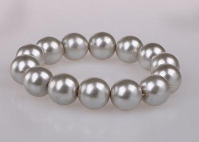 China Champagne Color Elasticated Custume Pearl Bracelets Bangle For Little Girl for sale