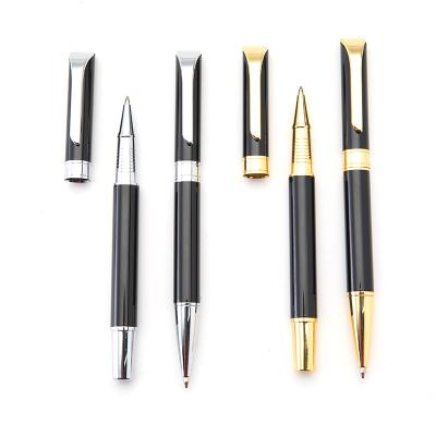 China Point Pen High Quality Luxury Ballpoint Pen With Metal Logo Pen Custom Black Business Office or School Gift for sale