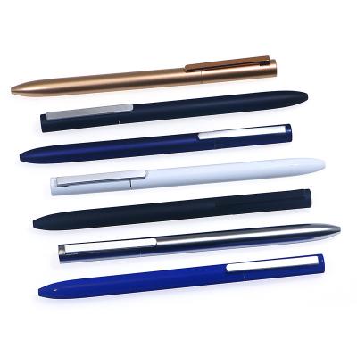 China Custom Logo Metal Ballpoint Pen Luxury Spray Lacquer Ballpoint Office or School Gel Ballpoint Pen for sale