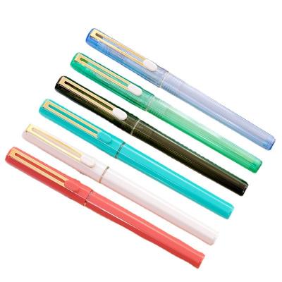 China Rollerball Pen Gel Pen GEL INK PEN Custom Logo Student Plastic Ink Fountain Pen Eacajess for sale