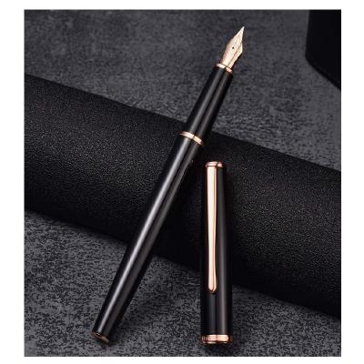 China Rollerball Pen Gel Pen GEL INK PEN Eacajess Smooth Writing Classic Seed Balance Black Metal 920 Fountain Pen for sale