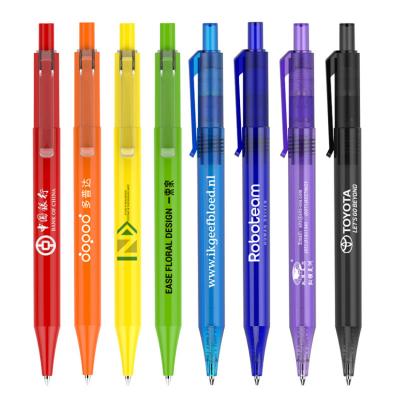 China Office or school pen 14.15*0.9cm favor wholesale colorful canetas tip to favor organizer plastic pens for sale