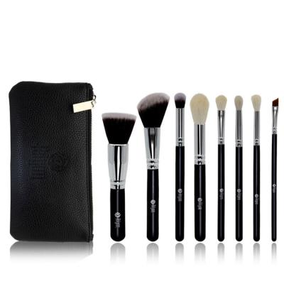 China Angular Blush Private Label Natural Custom Professional Vegan Amazon Hair Amazon Goat Luxury Makeup Brush Set for sale