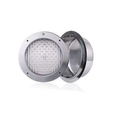 China LANDSCAPE Pool Lights Recessed Underwater LED Lights RGB Color Changing Inground Stainless Steel IP68 12V AC With Niche For Swimming Pools And Spas for sale