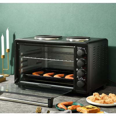 China New Design Adjustable Temperature Bakery Oven Commercial Restaurant Pizza Oven 45L Cake Oven Toaster for sale