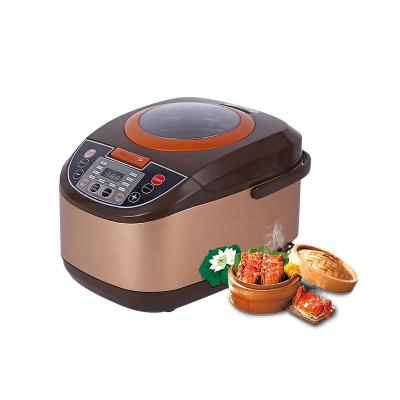 China Hotel Mini Portable Smart Automatic 5L Non Stick Stainless Steel Multifunctional Inner Pot Electric Rice Cooker for sale