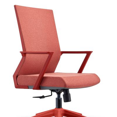 China Revolving Confortable Office Chair Staff Chair with Wheels with Lumbar Support Mesh Fabric Iron French Revolving 8003B-2XGH Cosyking for sale