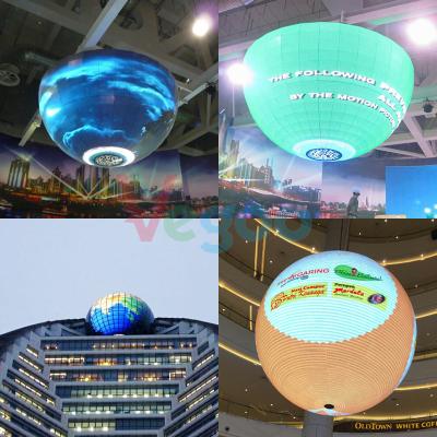 China High Fresh Frequency Led Ball Outdoor / Indoor Stage Background Led Screen for sale