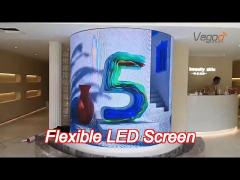 self - inspection flexible led screen p4 indoor full color led display p4