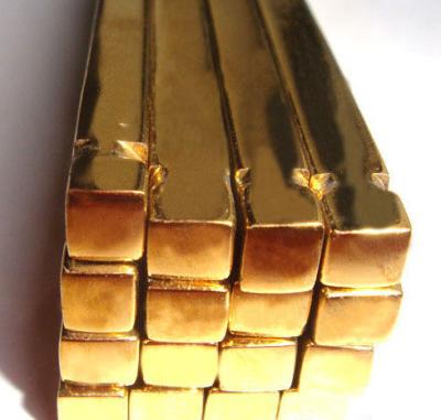 China Lead Free Square Brass Rod  , Yellow Brass Square Bar With Hpb60-3, Hpb59-1 , CW617N , C3771 for sale