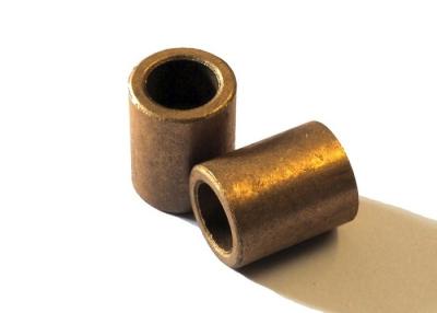 China Sintered Bronze Sleeve Bearing , Cylindrical Bronze Bearing Flange Bushing for sale