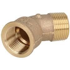 China Lead Free Brass Equal Elbow Fittings For Pluming Push Fitting for sale