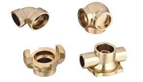 China Hydraulic Hexagonal Hose Brass Plumbing Nipple Fitting , Water Screw Plumbing Fittings for sale