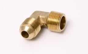 China Customized Basic Plumbing Fittings , CNC Lathe Brass Connector For Water / Gas for sale