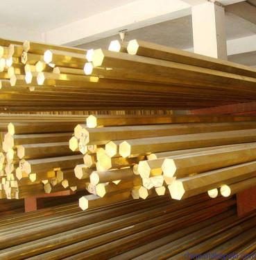 China C3602 Grade Brass Round Metal Rod , Free Cutting Brass Alloy Bar for sale