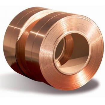 China High Conductivity Copper Metal Strips Cu Fe Strips C19210 CuFe0.1P High Softening 0.1-3.0mm for sale