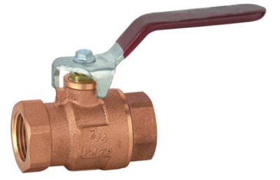 China Bronze Valve Casting Half Inch  Two Piece Inline Lever NPT Female C83600 C84400 ball valve for sale