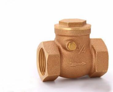 China Low Pressure Bronze Swing Check Valve Lead Free With Soft Seat for sale