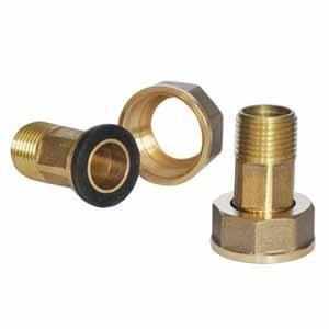 China Water Meter Couplings Brass or Bronze Nuts and Liners for Gas Water Meter for sale