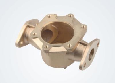 China Anti Leak Bronze Water Meter Body , Cold Water Meter Fittings Bronze for sale