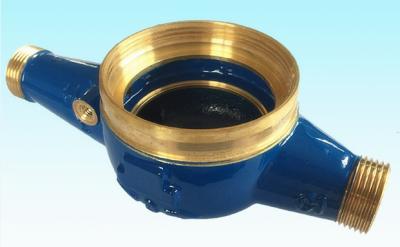 China Heavy Duty Brass Water Meter Body , Customized Water Meter Adapter Body DN15 for sale