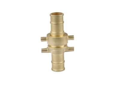 China Straight Type Fire Adapter Forged Brass Fire Fighting Pipe Fittings for sale