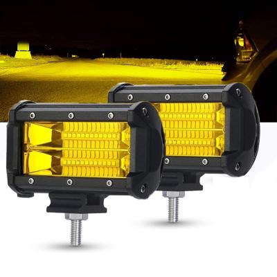 China 5 Inch 72W Car LED Work Light Bar Spot Flood Beam Fog / Driving Lamp Off Road SUV LED Light Bar 5 Inch for sale