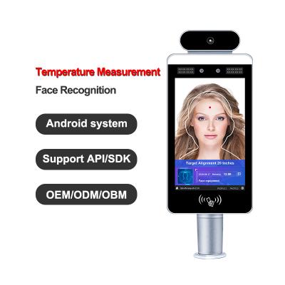 China Motion detection 3 in 1 face recognition 8 inch face recognition temperature android terminal for sale