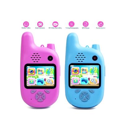 China Low Illumination Camera Function Walkie Talkies With Camera For Kids Remote Call Children Interactive Cute Children's Gift Camera for sale