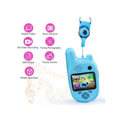 China Kids Radio Walkie Talkie Camera HD1080P Kids Walkie Talkie Toy Bass Illumination Camera Function Kids Walkie Talkies Digital Camera Two Ways for sale