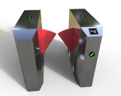 China time & High Quality Attendance Shenzhen Subway Turnstile Gate Access Control Flap Barrier Gate for sale