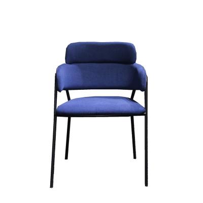 China Europe style modern steel frame restaurant chair modern cafe chair scandinavian velvet chair for sale