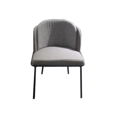 China Modern Contemporary Dining Chair Fabric Chair Fabric Seat Restaurant Nordic Dining Chair for sale