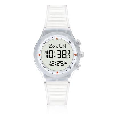 China BEST TRAVEL ALARM Digital Watch Popular Fashion Islamic Muslim Plastic Sports Automatic Azan Mosque CHARM Unisex Muslim Muslims for sale