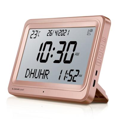 China Clock l Timepiecewith Athan Multi Date Week Temperature Prayer Calendars Digital Azan Sound Times for sale